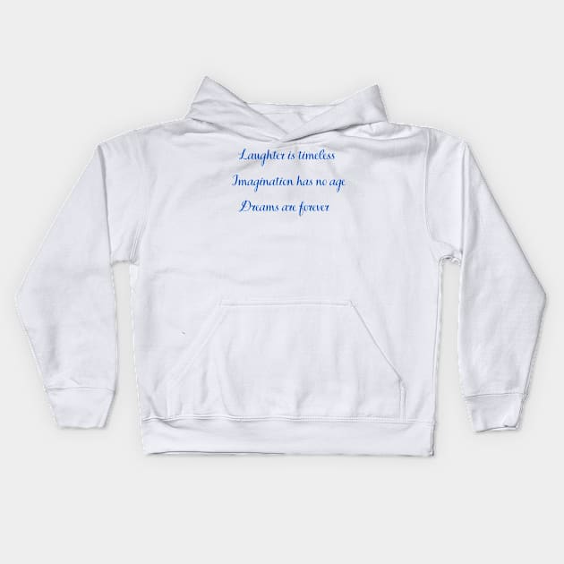 Life Quote Kids Hoodie by Felicity-K